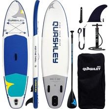 Quashley 320 cm x 81 cm x 15 cm Şişme Paddle Board – Şişme Sup Board 195 kg Taşır Sup Şişme Sörf Tahtası