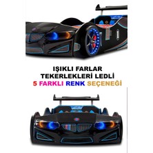 Gt2 - Bmw - Arabalı Yatak  - Tekerlekleri Ledli.