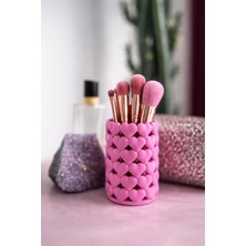 Feyza Design Renkli Kalpli Kalemlik ve Fırçalık, Şık ve Pratik Tasarım