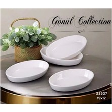 Gönül Kayık Tabak Büyük 18X11 cm G3507