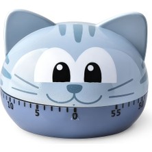 Weather Forecast Kedi Model Mekanik Mutfak  Zamanlayıcı Timer Çocuklar Için THR382