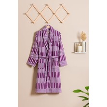 Soley Piano | %100 Pamuk Jakarlı Unisex Bornoz