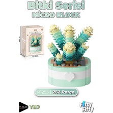 Vagonlife Panlos Micro Block Bitki Serisi 1253 Çiçek Buketi 252 Parça Oyuncak Yapım Seti FFP-1253