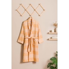 Soley Piano | %100 Pamuk Jakarlı Unisex Bornoz