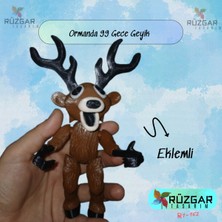 Özgürce Hareketli Roblox Orman Teması Eklemlerli 99 Nights Geyik Oyuncak