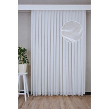 Paşamanlar Ipek Soft Bambu Şantuklu Ağır Gramajlı 1/3 Sık Pileli Salon, Oturma, Yatak Odası Tülü