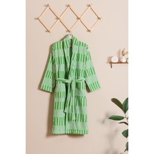 Soley Piano | %100 Pamuk Jakarlı Unisex Bornoz