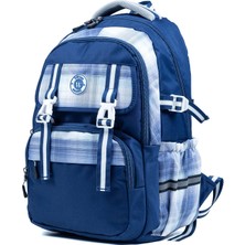 Probag Mavi Okul Çantası 4 Bölmeli Ortopedik Sırt Destekli Su Geçirmez Ilkokul Ortaokul Sırt Çantası