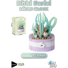 Vagonlife Panlos Micro Block Bitki Serisi 1257 Çiçek Buketi 257 Parça Oyuncak Yapım Seti FFP-1257