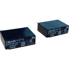 Devre Dünyası 2 Adet Nais ALD112 12V Dc 3A 250VAC Spst-No 4 Pin Kombi Rölesi Pcb Güç Rölesi