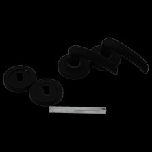 Luz&pos Çelikel Eriş-10 Amerikan Oda Kapı Kolu Siyah