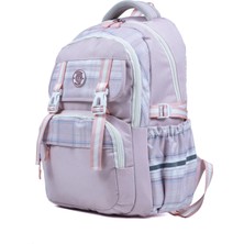 Probag Toz Pembe Okul Çantası 4 Bölmeli Ortopedik Sırt Destekli Su Geçirmez Ilkokul Ortaokul Sırt Çantası