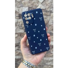 Vip Case Oppo Reno 5 Lite Uyumlu Mini Fiyonk Desenli Silikon Darbe Emici Klasik Korumalı Rubber Kılıf