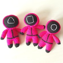 Nildamigurumi Amigurumi  Örgü Oyuncak Squid Game