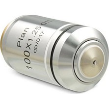 ECE Opto-Edu Mikroskop Objektifi 100X Infinity Plan Sonsuz Plan 100X/0.80 ∞/0.17 Özel Kabında