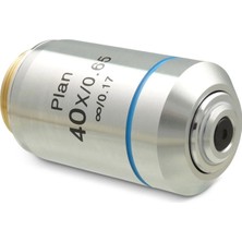 ECE Opto-Edu Mikroskop Objektifi 40X Infinity Plan Sonsuz Plan 40X/0.65 ∞/0.17 Özel Kabında