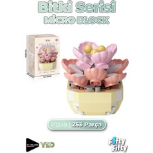 Vagonlife Panlos Micro Block Bitki Serisi 1249 Çiçek Buketi 253 Parça Oyuncak Yapım Seti FFP-1249