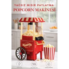Penthouse Kırmızı Mısır Patlatma Popcorn Makinesi