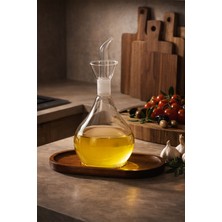 Porsima 411 Borosilikat Cam Yağdanlık Yağlık Sirkelik 1000ML