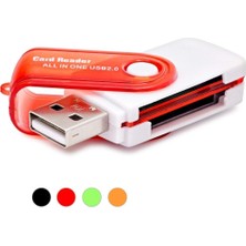 İntora Card Reader USB All In One Çok Renkli HDX7022
