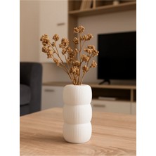 Monica Vazo | 3D Baskı El Yapımı Dekoratif Vazo | Modern ve Minimal Tasarım