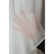 Paşamanlar Balıksırtı Dokulu Şık Tül Perde – Bambu | Ütü Gerektirmeyen, Yoğun Dokulu Modern Model