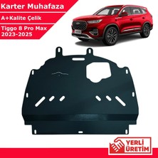 3 Tıkla Chery Tiggo 8 Pro Max 2023-2025 Çelik Karter Muhafaza Çelik Koruma Sacı A+ Kalite Yerli Üretim