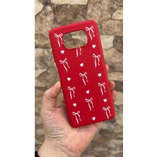 Vip Case Poco X3 ve X3 Pro Uyumlu Kalpli Fiyonk Desenli Silikon Darbe Emici Klasik Korumalı Rubber Kılıf