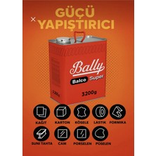 Bally Balco Çok Amaçlı Ayakkabı Suni Deri Lastik Kösele Kumaş Sünger Yapışrıcı 3200 Gram