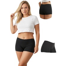 New Lilla 501 Basic Lazer Kesim Dikişsiz Kadın Boxer Külot