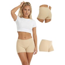 New Lilla 501 Basic Lazer Kesim Dikişsiz Kadın Boxer Külot