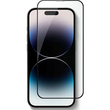 Abatech iPhone 14 Pro Tam Kaplayan Ekran Koruyucu-Kırılmaz Cam