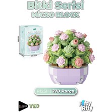 Vagonlife Panlos Micro Block Bitki Serisi 1251 Çiçek Buketi 270 Parça Oyuncak Yapım Seti FFP-1251