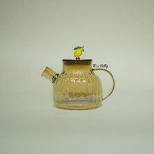 Miss Betty Linda Çizgi Desen Demlik