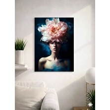 Floral WOMAN16  Tasarım Mdf Tablo (27X18)