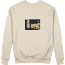 The Lucid Lab Game Of Thrones Map Sweatshirt - Bej