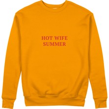 The Lucid Lab Hot Wife Summer Sweatshirt - Turuncu