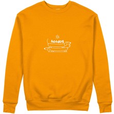 The Lucid Lab Hotdog Sweatshirt - Turuncu