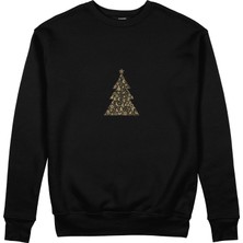 The Lucid Lab Iconic Christmas Tree Sweatshirt - Siyah