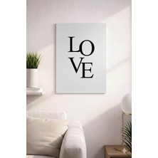Love Yazılı Sade ve Şık Mdf Tablo (27X18)