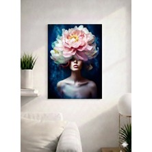 Floral WOMAN18  Tasarım Mdf Tablo (27X18)