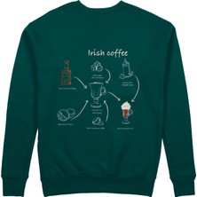 The Lucid Lab Irish Coffee Sweatshirt - Koyu Yeşil