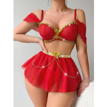 Intive Lingerie Kadın Zincir Detaylı Fantezi Kostüm 2267