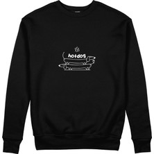 The Lucid Lab Hotdog Sweatshirt - Siyah