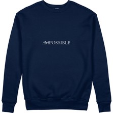 The Lucid Lab Impossıble Sweatshirt - Lacivert