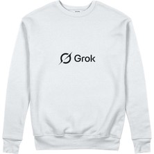 The Lucid Lab Grok Sweatshirt - Beyaz