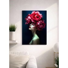 Floral WOMAN15  Tasarım Mdf Tablo (27X18)