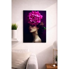 Floral WOMAN24  Tasarım Mdf Tablo (27X18)