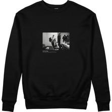 The Lucid Lab Jimmy Page Backstage Indianapolis 1975 Sweatshirt - Siyah