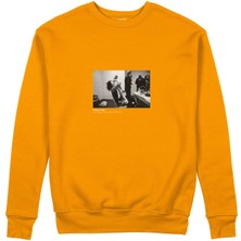The Lucid Lab Jimmy Page Backstage Indianapolis 1975 Sweatshirt - Turuncu